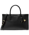 Michael Kors Scarlett Medium East West Satchel In Black