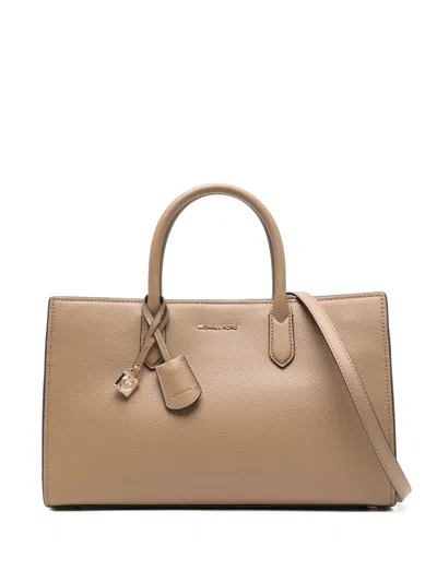 Michael Kors Michael  Scarlett Medium Ew Satchel Bag In Nude