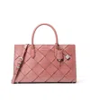 Michael Kors Michael  Scarlett Medium Woven Leather East West Satchel