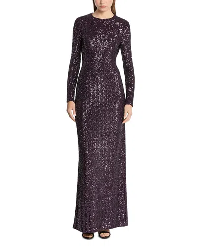 MICHAEL KORS MICHAEL MICHAEL KORS SEQUIN LONG SLEEVE GOWN