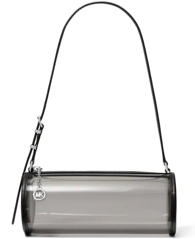 Michael Kors Michael  Small Barrel Pouchette Handbag In Black