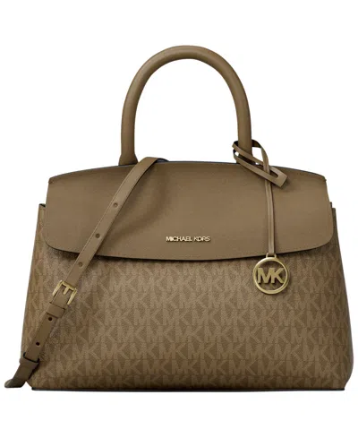 Michael Kors Michael  Small Crossbody Satchel Handbag In Green