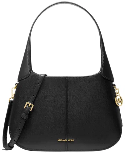 Michael Kors Michael  Small Leather Shoulder Handbag In Black