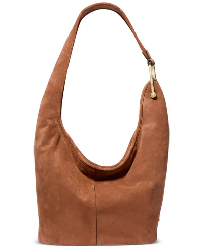 MICHAEL KORS MICHAEL MICHAEL KORS SONNY SUEDE MEDIUM HOBO SHOULDER