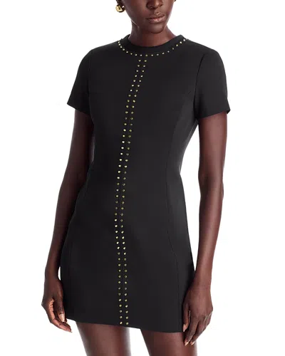 MICHAEL KORS MICHAEL MICHAEL KORS STUDDED SHORT SLEEVE MINI DRESS