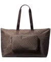 Michael Kors Michael  Tanner Extra Large Reversible Packable Tote In Brown