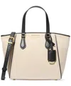 Michael Kors Michael  Taryn Small Convertible Top Zip Tote Crossbody In Black