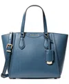 Michael Kors Michael  Large Leather Tote In Dk Chambra