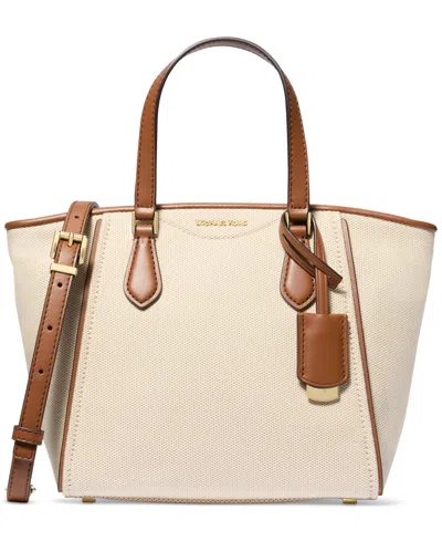 Michael Kors Michael  Taryn Small Convertible Top Zip Tote Crossbody In Luggage