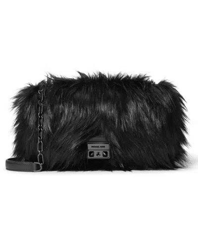 Michael Kors Michael  Tribeca Convertible Small Chain Shoulder Bag In Black