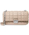 Michael Kors Michael  Tribeca Large Convertible Chain Shoulder Bag In Light Sand