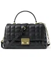 Michael Kors Michael  Tribeca Small Top Handle Satchel Bag In Black