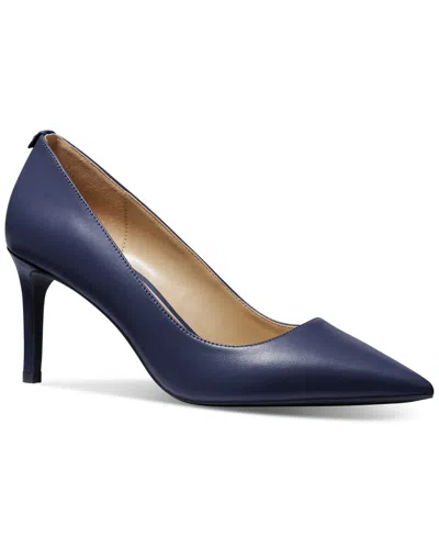Michael Kors Michael  Women's Alina Flex Pumps In Navy Leather