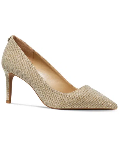 Michael Kors Michael  Women's Alina Flex Pumps In Pale Gold Metallic