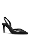 Michael Kors Alina Flex Black Slingback Pumps In Black