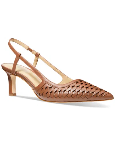 Michael Kors High-heeled Sandals In Luggage