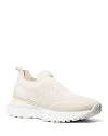 Michael Kors Ari Slip-on Shoes In Cream Multi