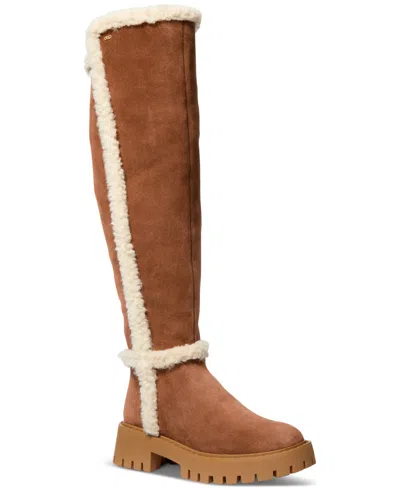 Michael Kors Michael  Women's Asher Boots In Luggage