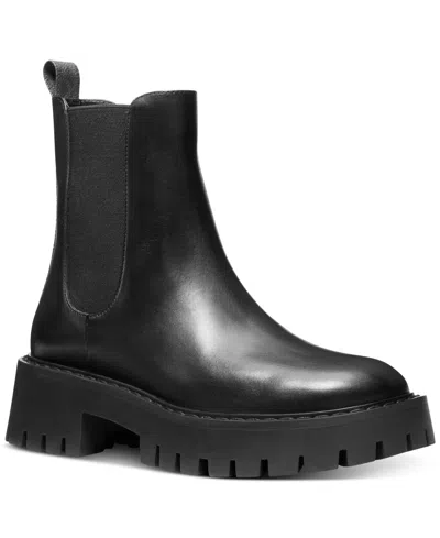 MICHAEL KORS MICHAEL MICHAEL KORS WOMEN'S ASHER LEATHER LUG ANKLE BOOTIES