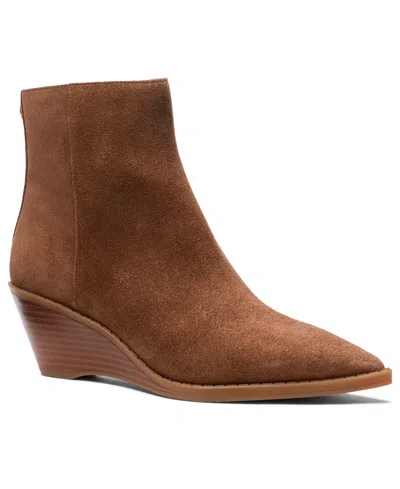 Michael Kors Michael  Women's Austin Wedge Booties In Brown
