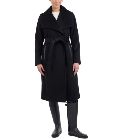 Michael Kors Belted Trench Coat In Black
