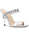 Michael Kors Women's Bianca Chain Sandals In Silver
