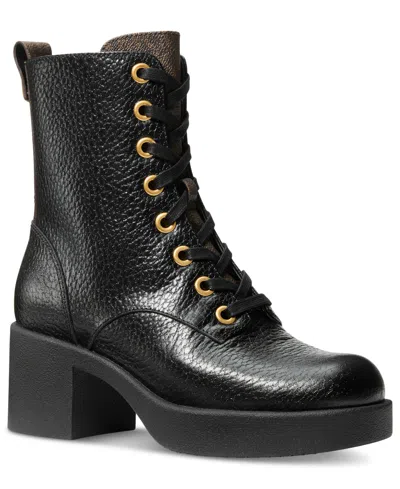 Michael Kors Michael  Women's Bryant Platform Round Toe Booties In Black