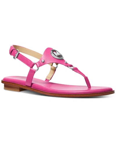 Michael Kors Michael  Women's Casey Thong Sandals In Wild Berry
