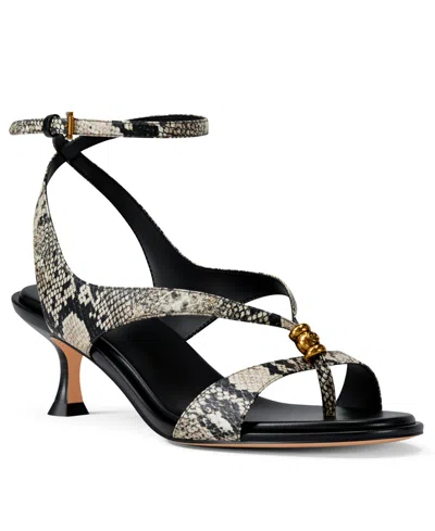 Michael Kors Michael  Women's Cherie Strappy Mid Dress Sandals In Black