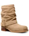 Michael Kors Michael  Women's Colby Square Toe Flat Booties In Animal Print