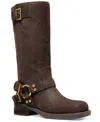 Michael Kors Crosby Suede Knee High Boots In Chocolate