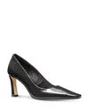 Michael Kors Michael  Women's Darrah Soft Crinkle Patent Leather Pumps In Black
