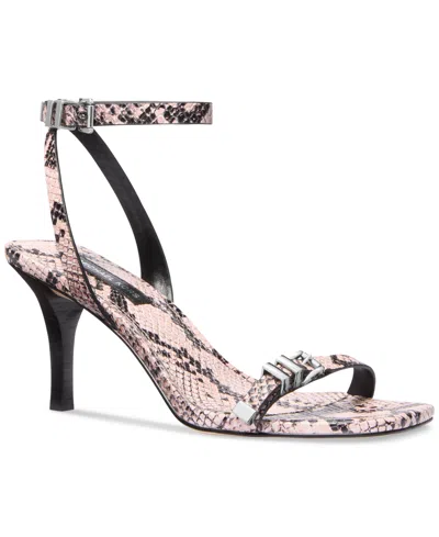 Michael Kors Michael  Women's Darrington Stiletto Sandals In Smokey Rose