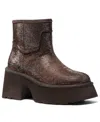 Michael Kors Michael  Women's Delilah Round Toe Booties In Brown