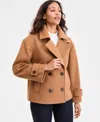 Michael Kors Michael  Women's Double-breasted Coat, Exclusively At Macy's In Brown