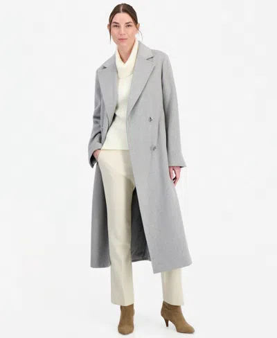 Michael Kors Michael  Women's Double-breasted Maxi Coat In Multi
