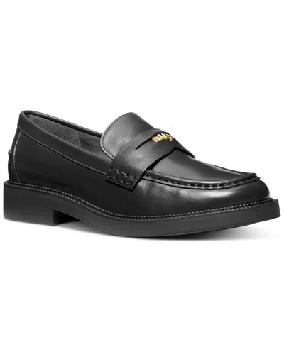 Michael Kors Michael  Women's Eden Penny Loafer Flats In Black