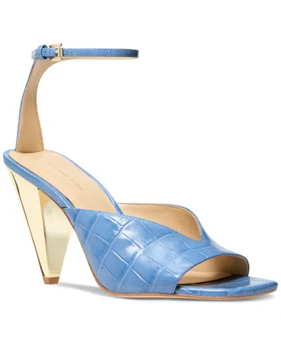Michael Kors Women's Electra Ankle Strap Dress Sandals In Blue
