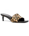 Michael Kors Michael  Women's Elyse Kitten Mule Sandals In Animal Print