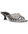 Michael Kors Michael  Women's Haisley Kitten Heel Sandals In Black