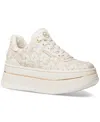 Michael Kors Hayes Signature Logo Platform Sneaker In Vanilla