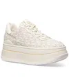 Michael Kors Hayes Signature Logo Platform Sneaker In Vanilla