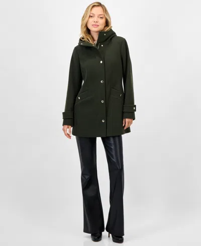 MICHAEL KORS MICHAEL MICHAEL KORS WOMEN'S HOODED BUTTON-FRONT COAT, EXCLUSIVELY AT MACY'S