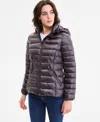Michael Kors Michael  Women's Hooded Shine Packable Puffer Coat, Exclusively At Macy's
