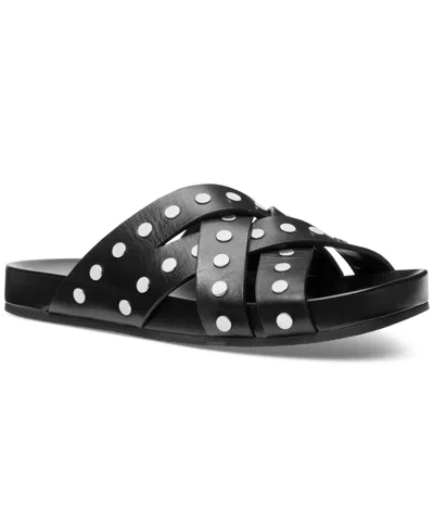 Michael Kors Michael  Women's Irene Studded Sandals In Black