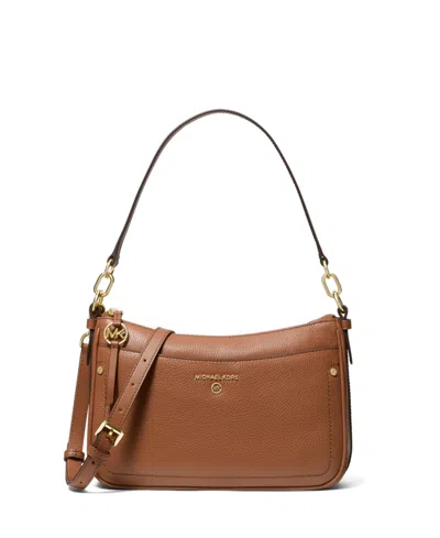 MICHAEL KORS MICHAEL MICHAEL KORS WOMEN'S JET SET CHARM TOP ZIP LEATHER CONVERTIBLE CROSSBODY SHOULDER BAG