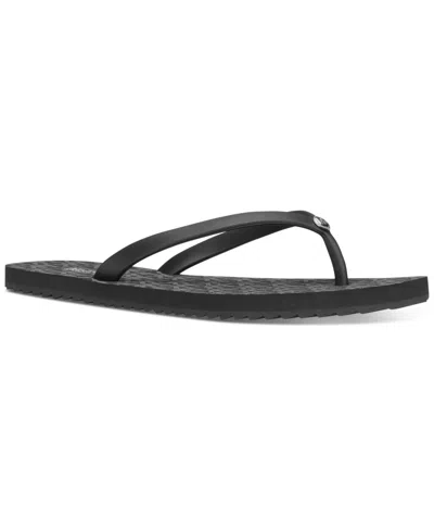 Michael Kors Michael  Women's Jinx Flip-flop Sandals In Black