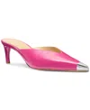 Michael Kors Michael  Women's Kasia Mule Pumps In Wild Berry