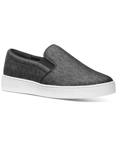 Michael Kors Michael  Women's Keaton Slip On Sneakers In Black