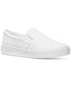 Michael Kors Teddi Signature Logo Slip-on Sneaker In White